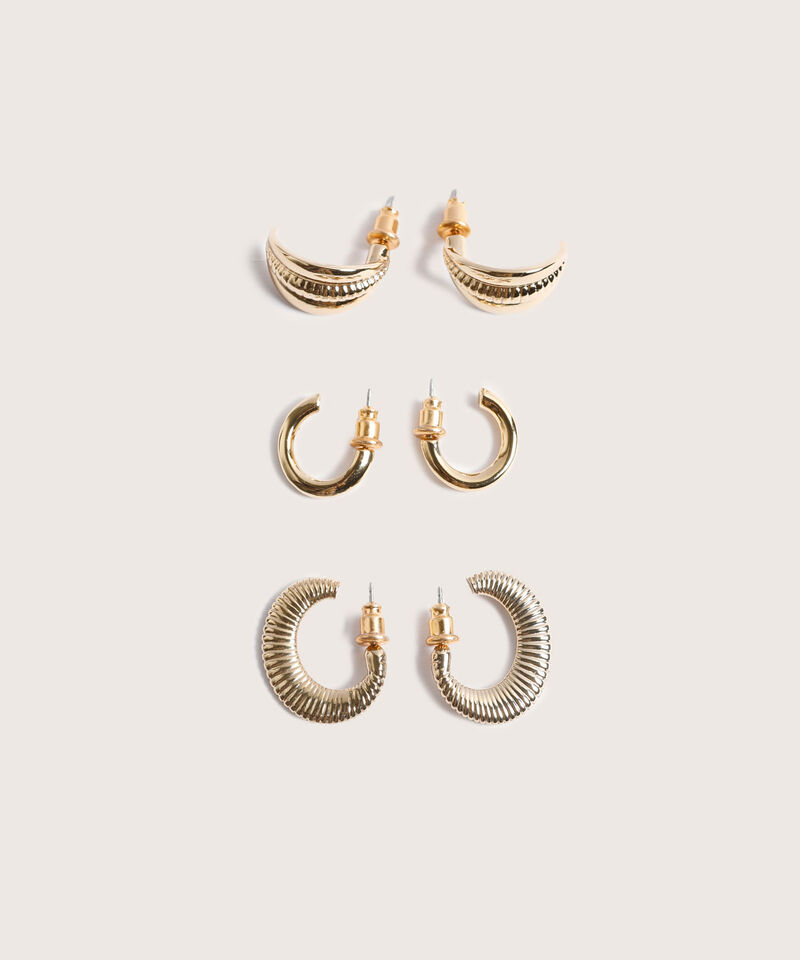 Aretes Set X3 Pares De Aretes