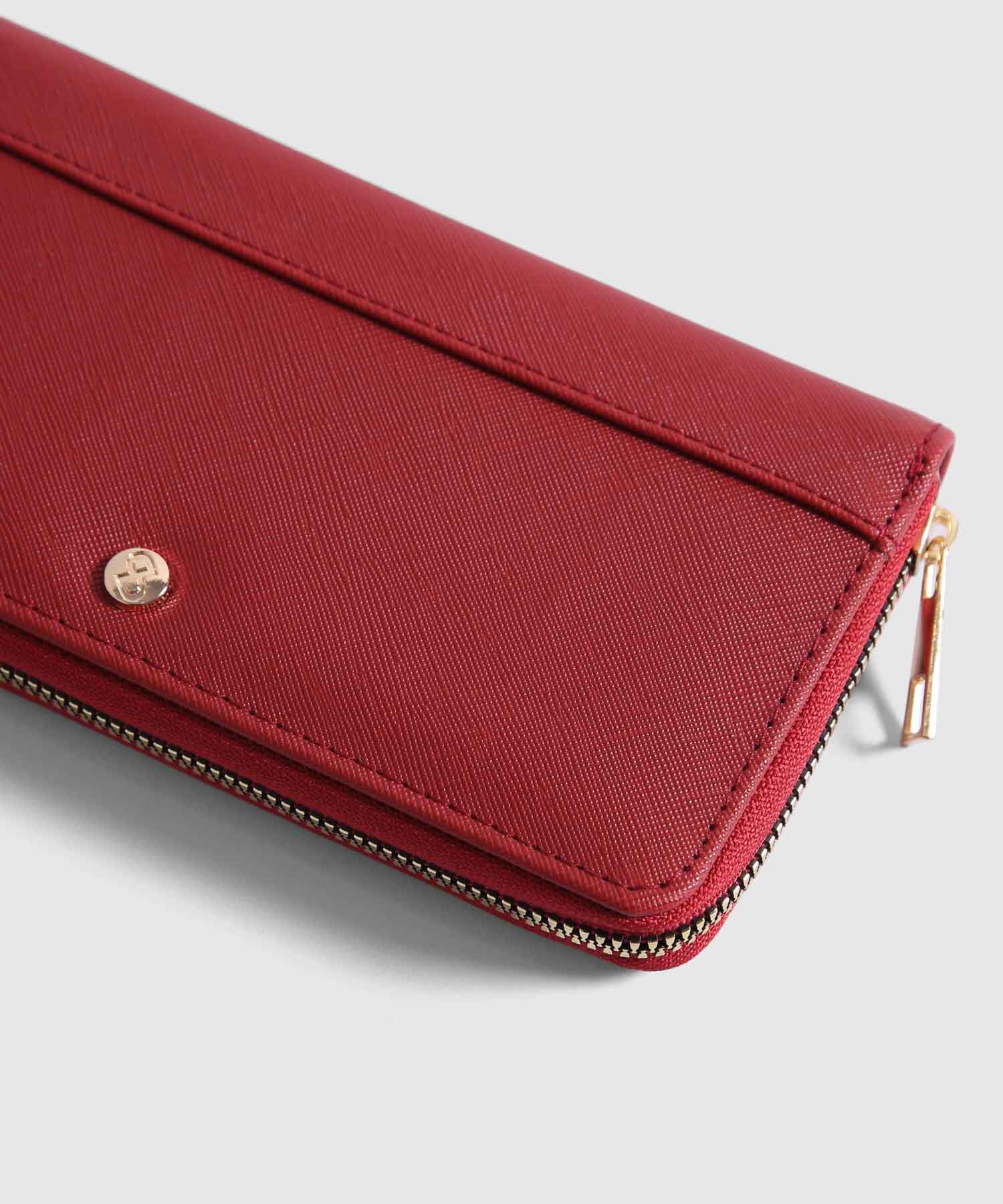 Billetera Rectangular en Efecto Cuero