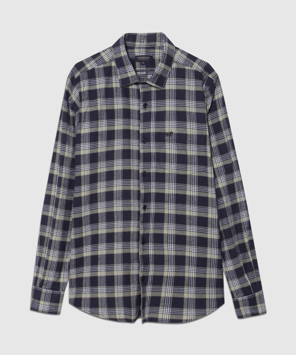 Camisa Manga Larga a Cuadros