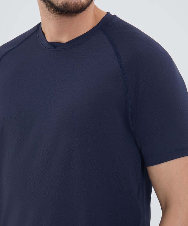 Camiseta Con Textura Para Hombre image number null