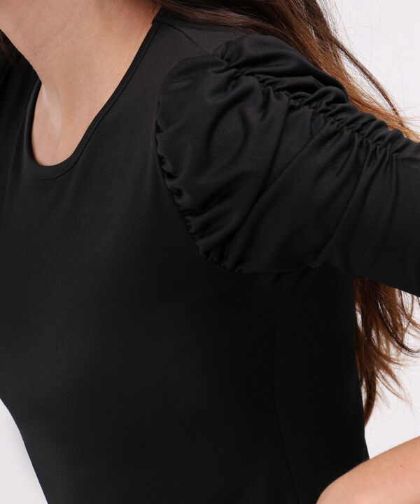Camiseta Con Ruche En Manga image number null
