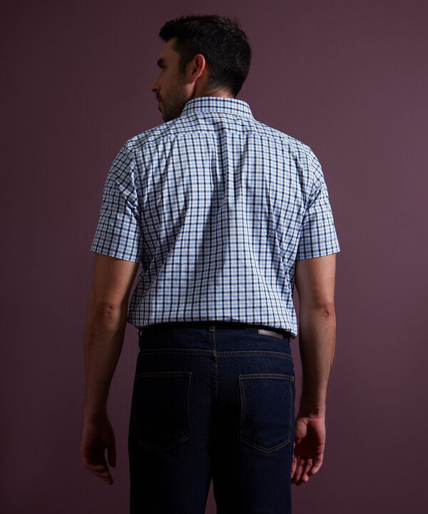 Camisa a Cuadros Manga Corta