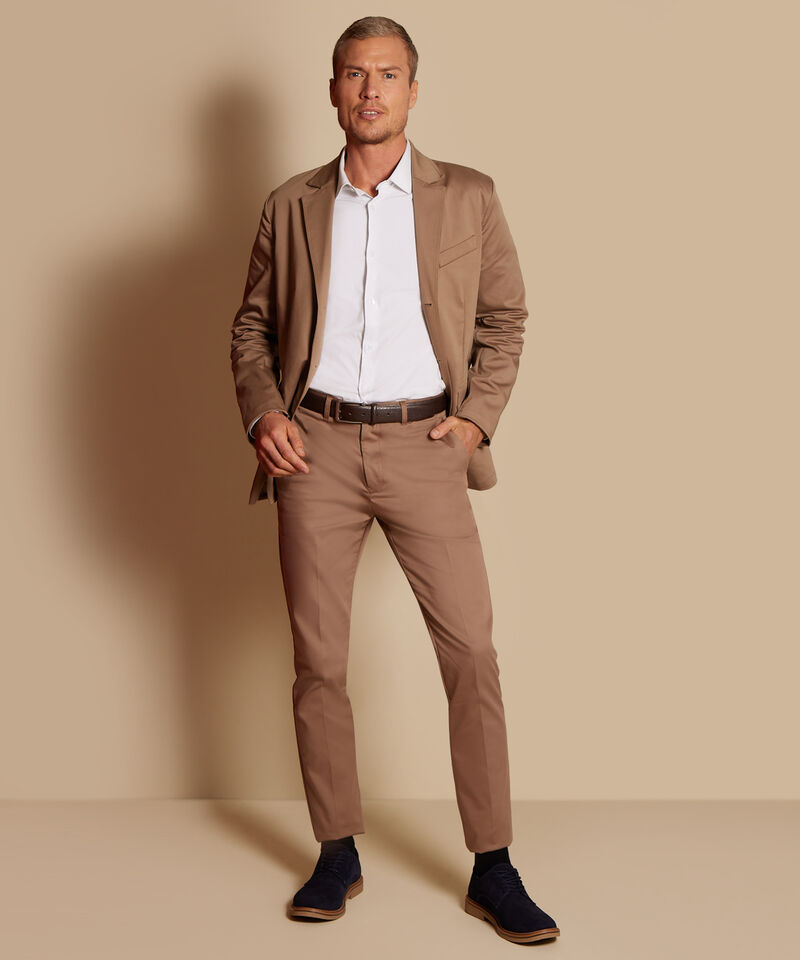 Blazer Liviano En Tela Plana