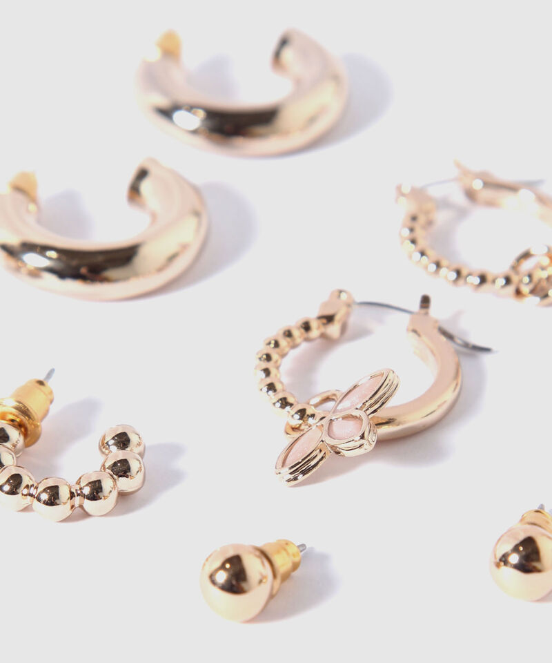 Aretes Set X4 Pares De Aretes