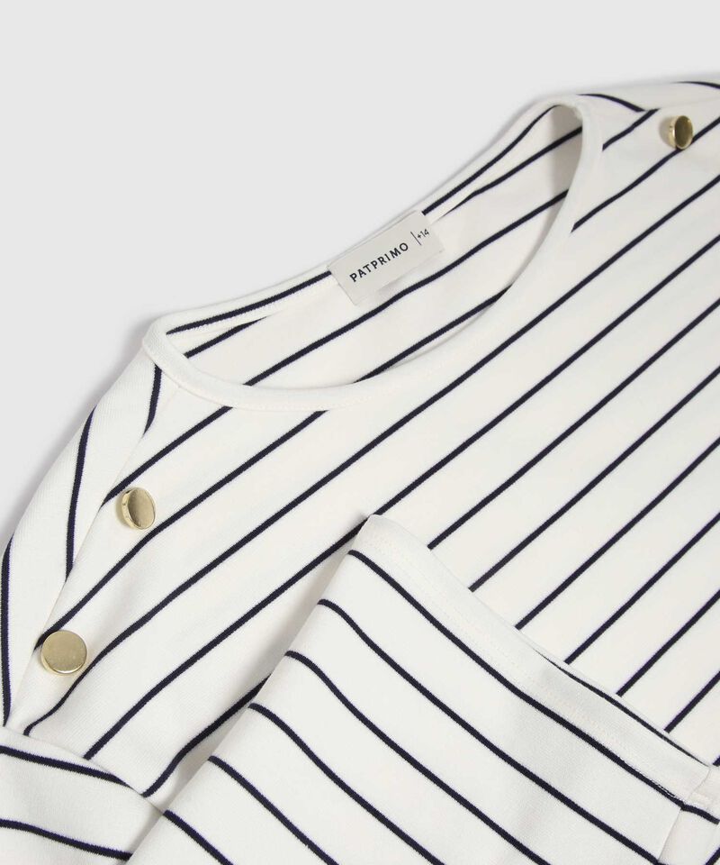 Camiseta Manga ¾ A Rayas
