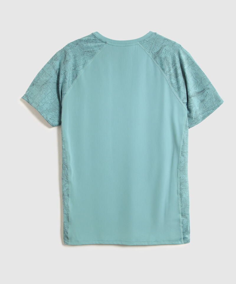 Camiseta Deportiva Con Detalle En Mangas 