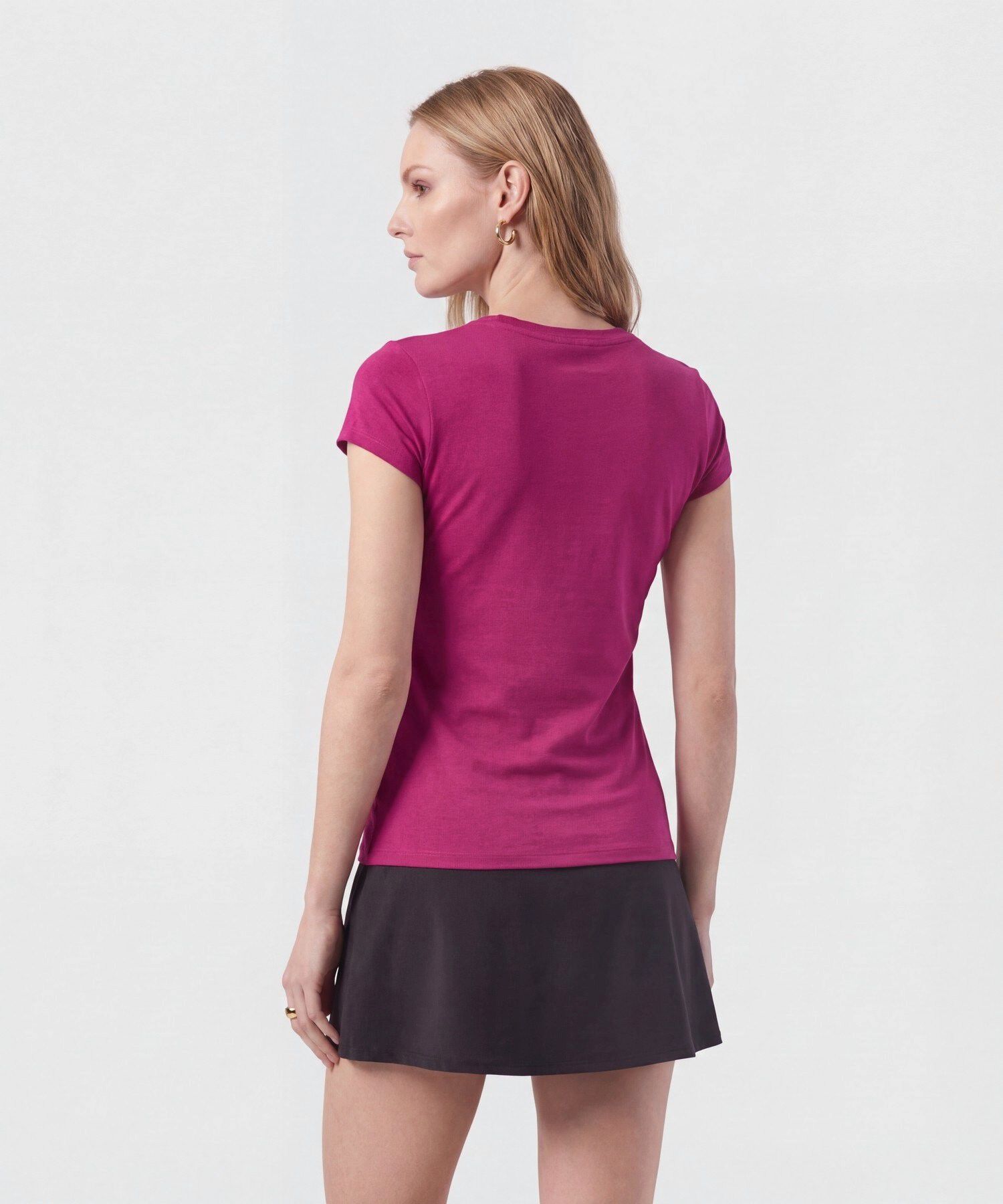 Camiseta Deportiva De Manga Corta Mujer