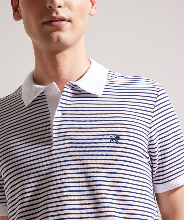 Polo Cuello Tejido Preteñido Bicolor Continuo image number null