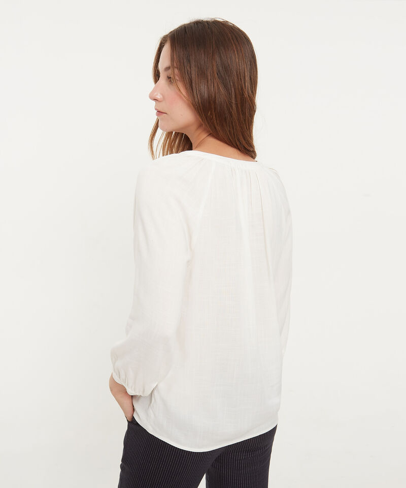 Blusa M 3/4 Cuello Neru Unicolor