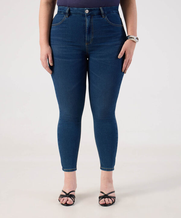 Jean Tiro Alto para Mujer Curvy image number null