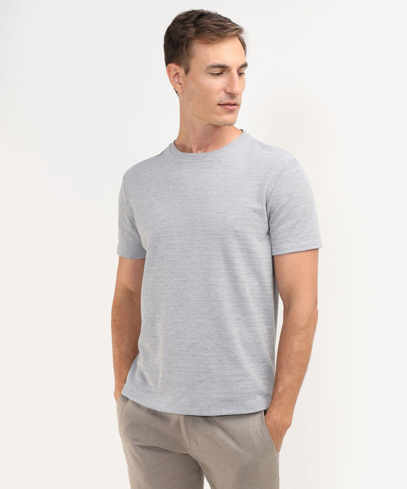 Camiseta Cuello Redondo Tela Textura