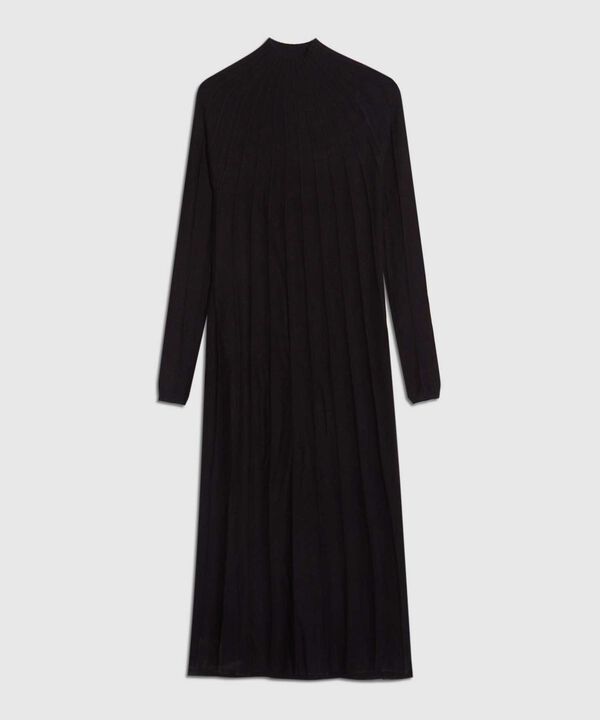 Vestido Tejido Cuello Alto