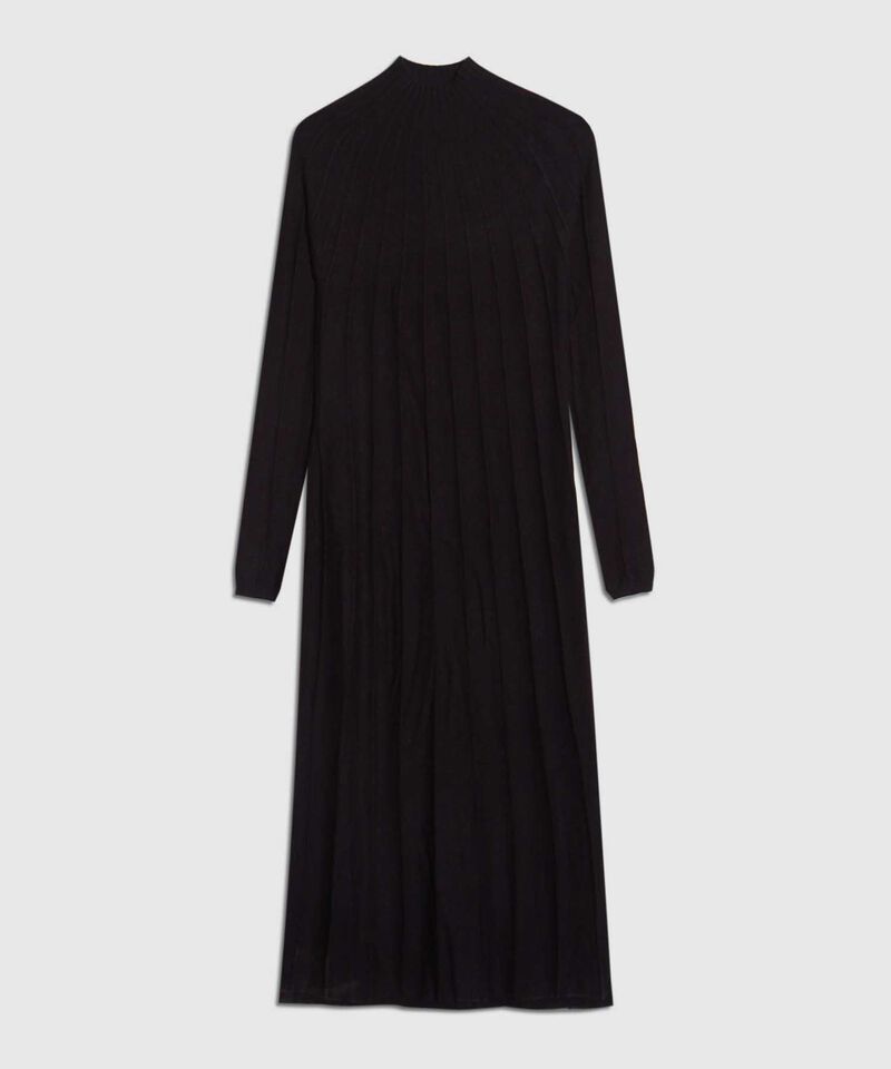 Vestido Tejido Cuello Alto