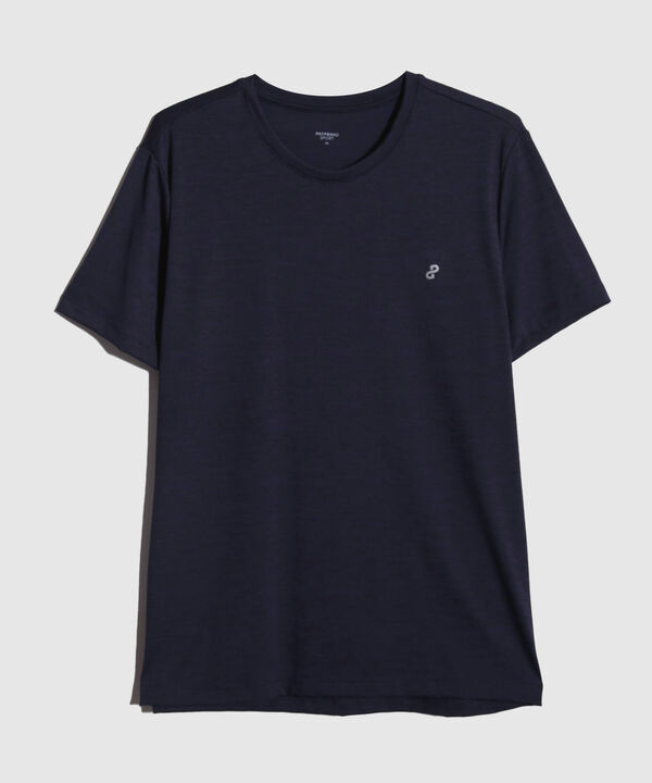 Camiseta Manga Corta Cuello Redondo Jaspe