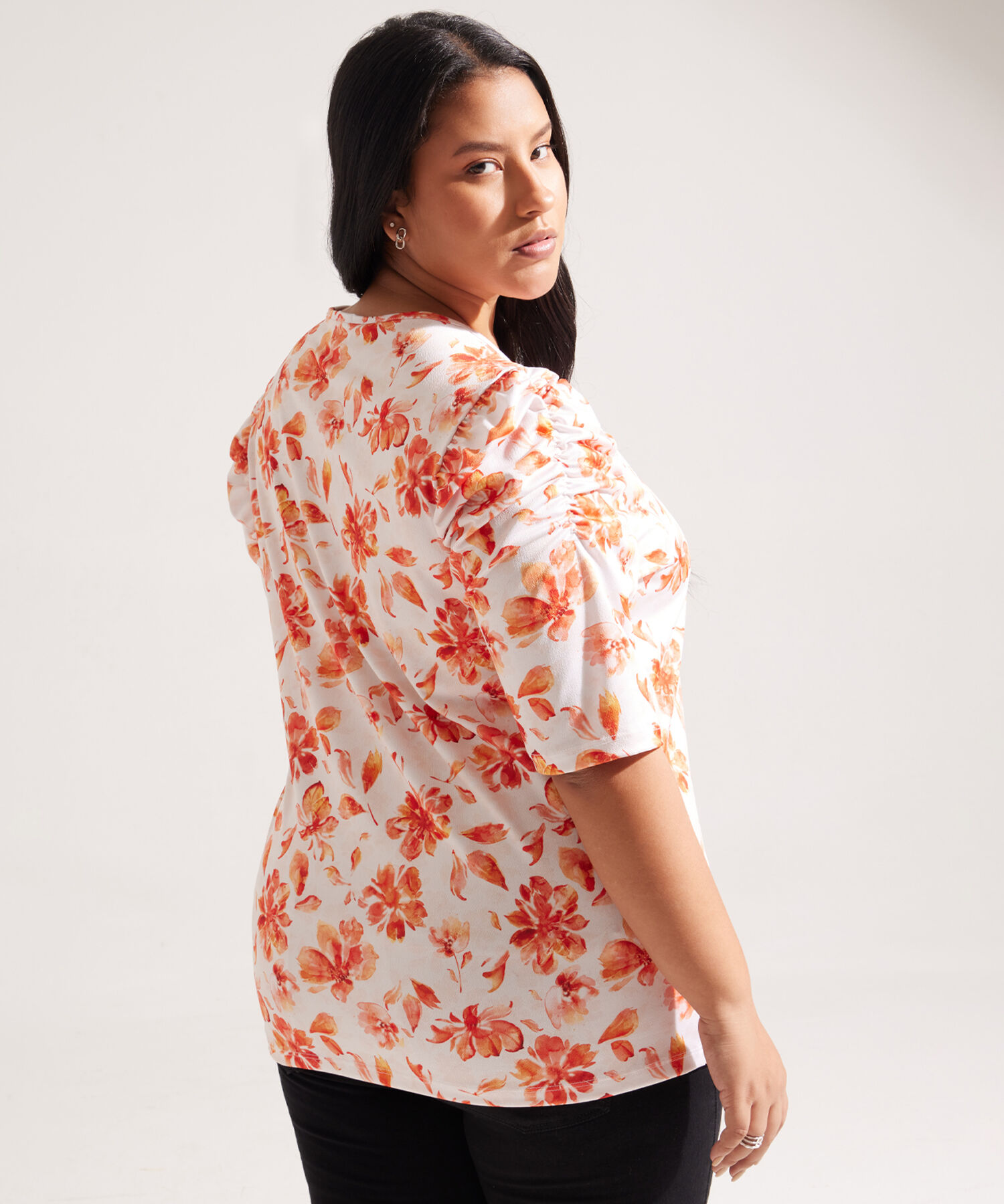 Camiseta Manga ¾ con Estampado