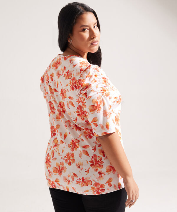 Camiseta Manga ¾ con Estampado