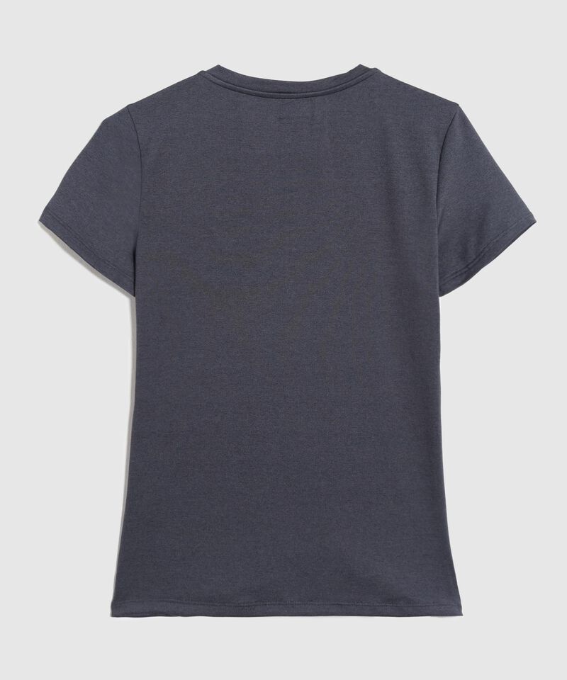 Camiseta Mujer B&aacute;sica Cuello V Manga Corta