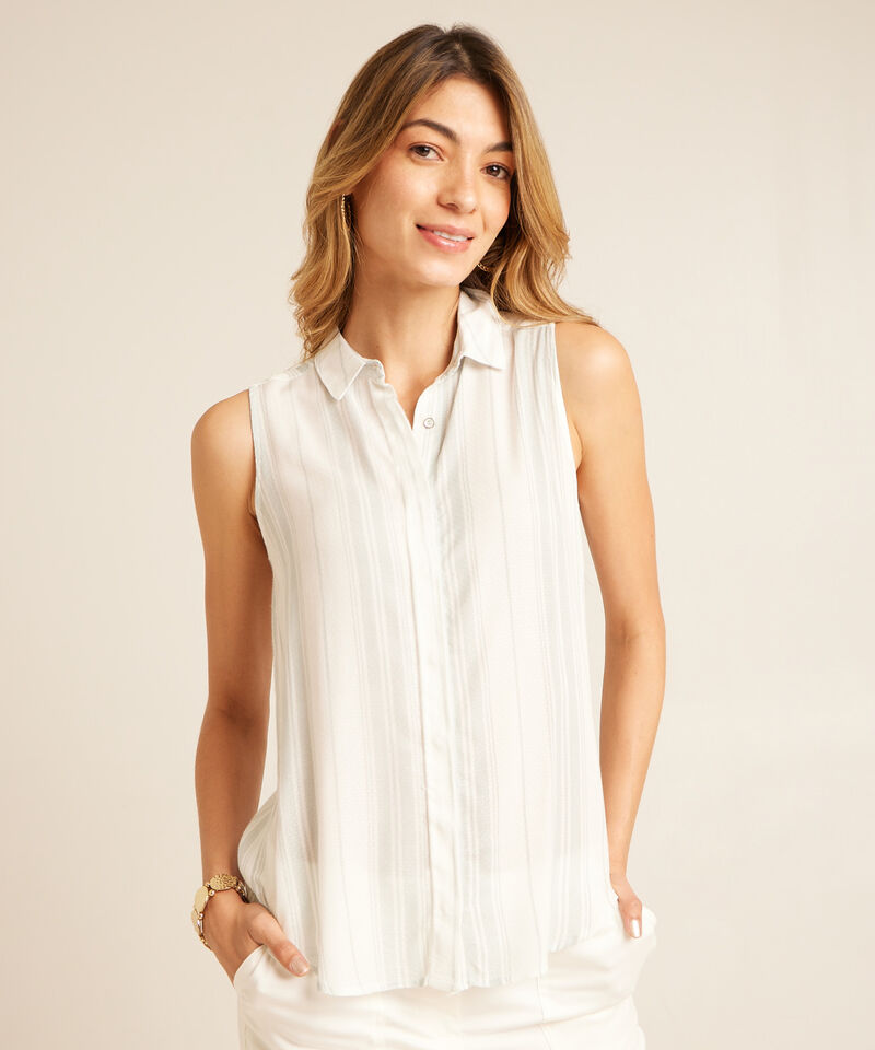 Camisa Manga Sisa Estampada