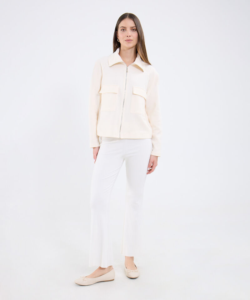 Chaqueta Casual Con Bolsillos De Parche