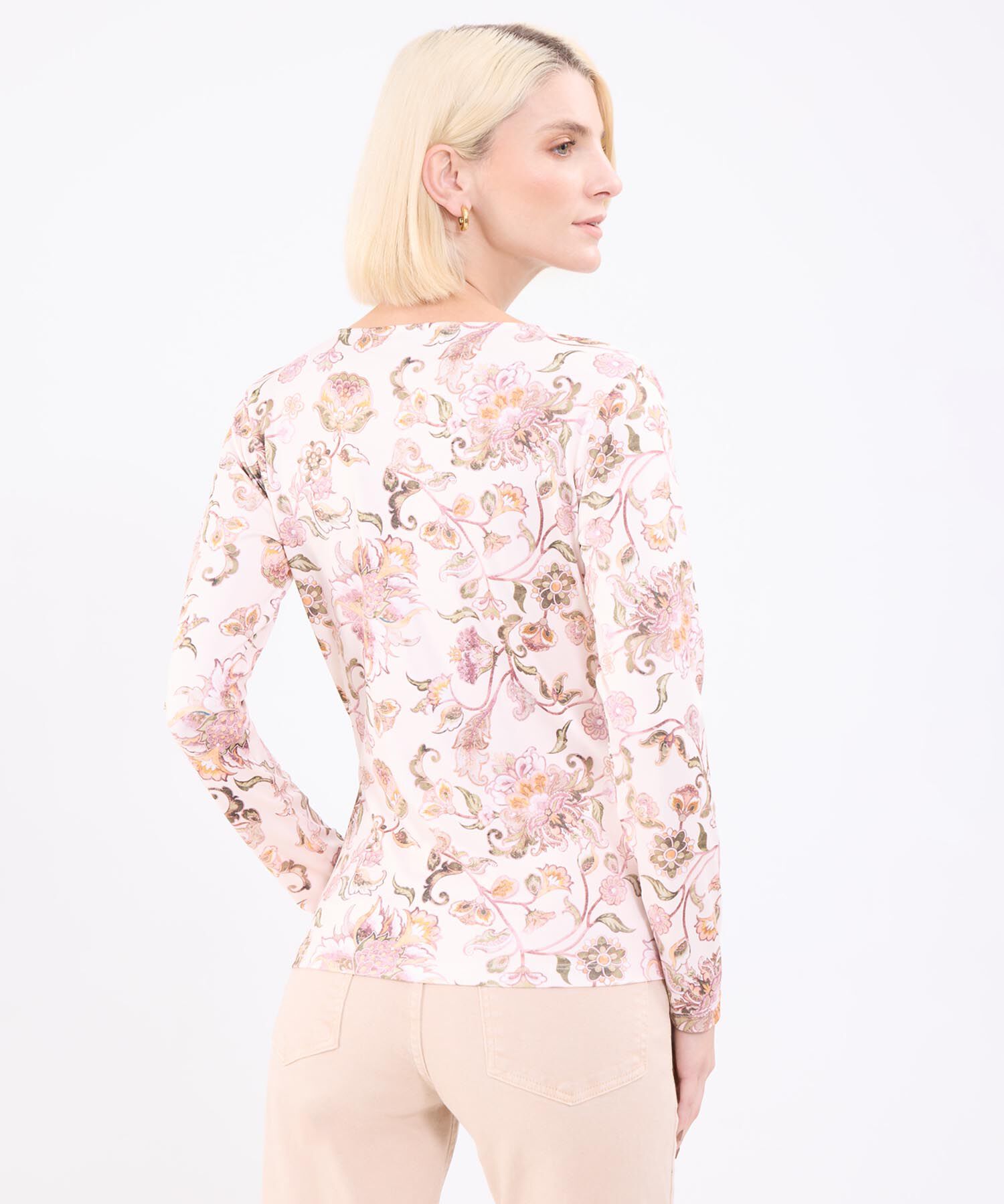 Camiseta Manga Larga Para Mujer