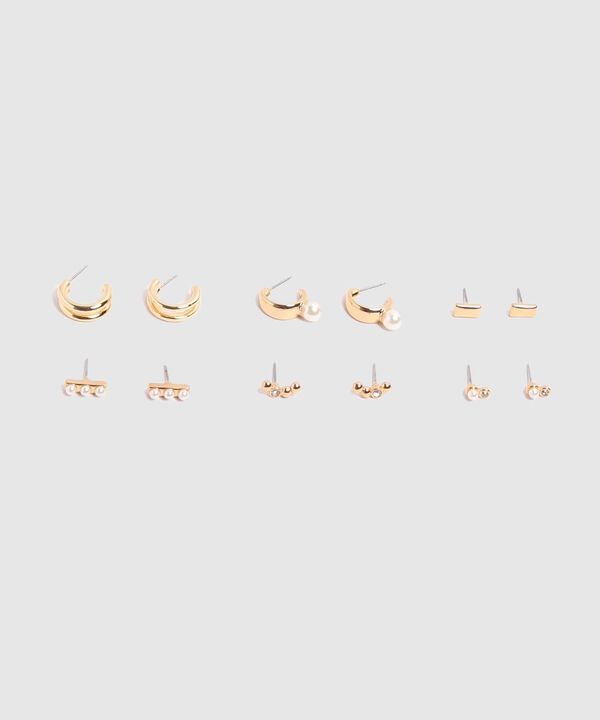 Set X6 Aretes Dorados  image number null