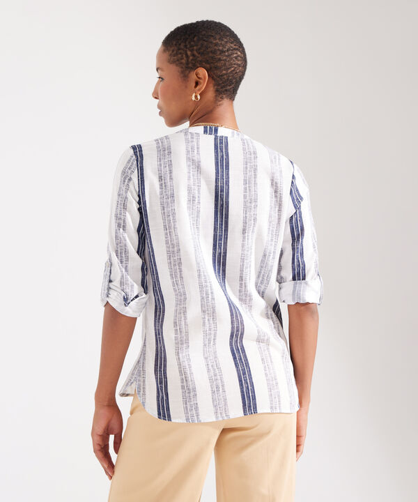 Blusa Manga Larga en Lino