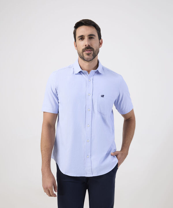 Camisa Unicolor Con Bolsillo  image number null