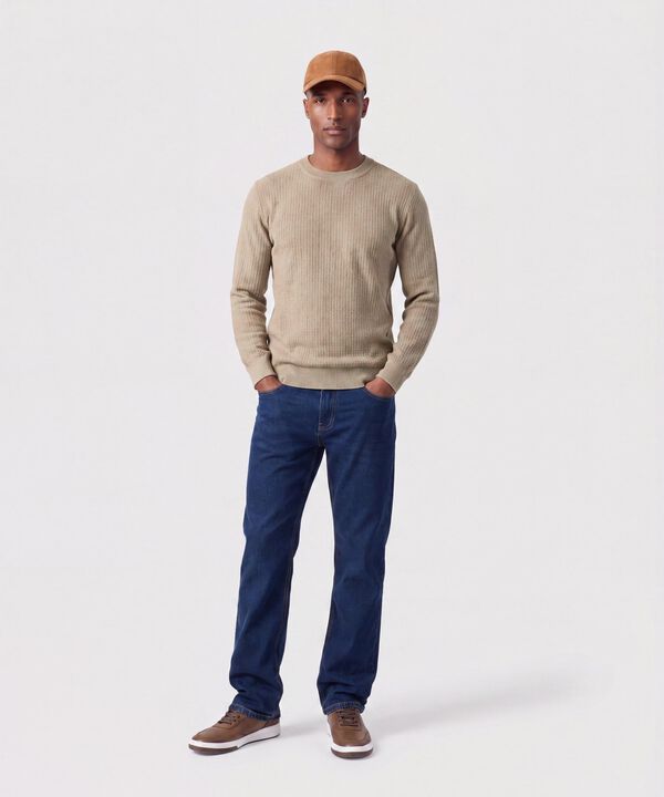 Saco De Tejido Con Textura Para Hombre
