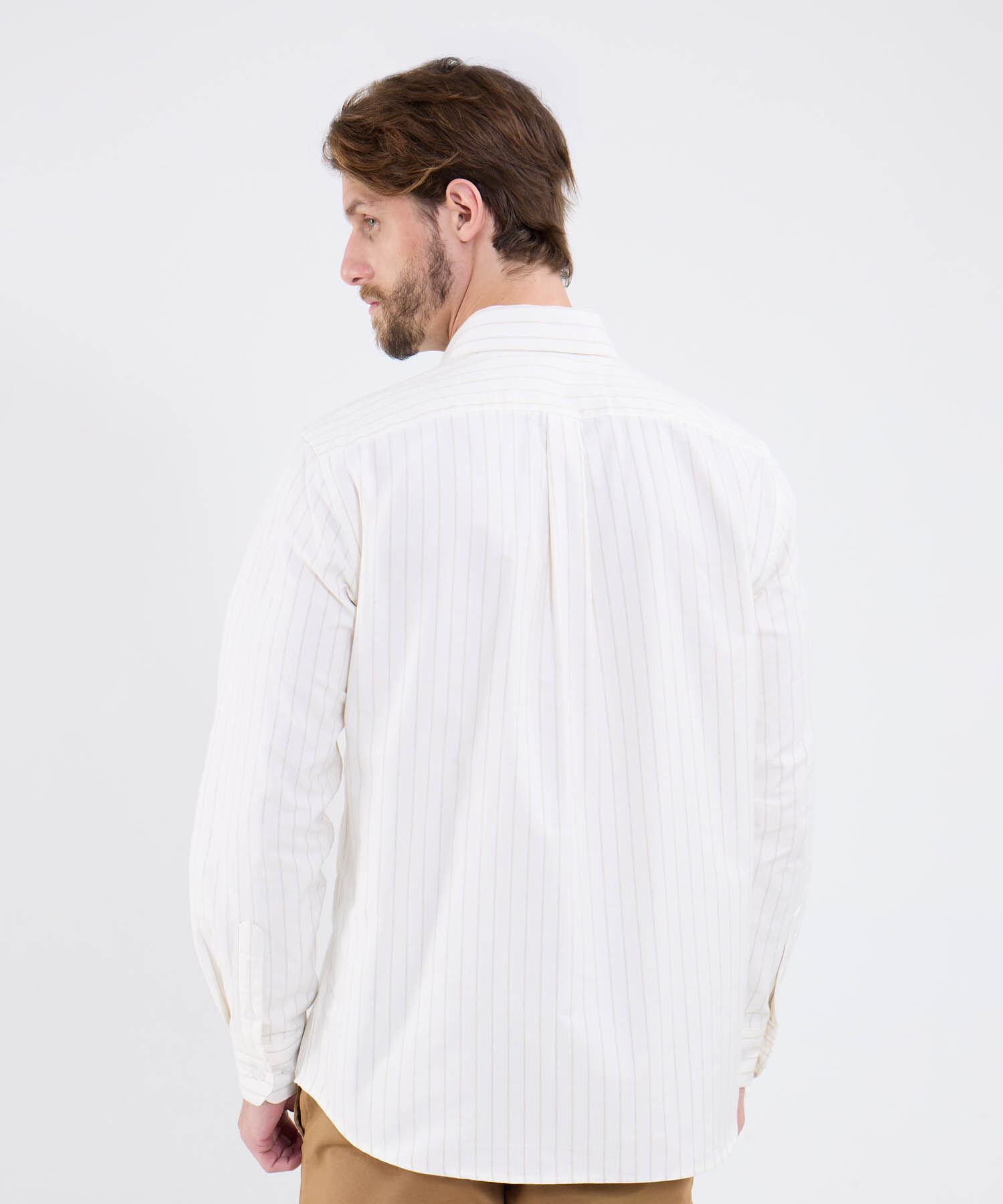 Camisa Con Estampado A Rayas