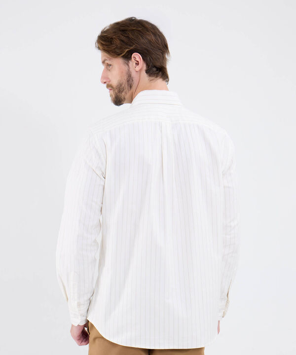 Camisa Con Estampado A Rayas