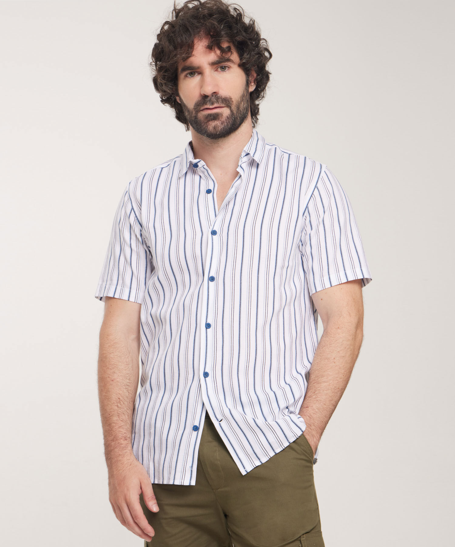 Camisa Manga Corta Estampada