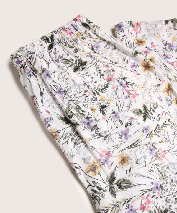 Pantalón Estampado Fluido