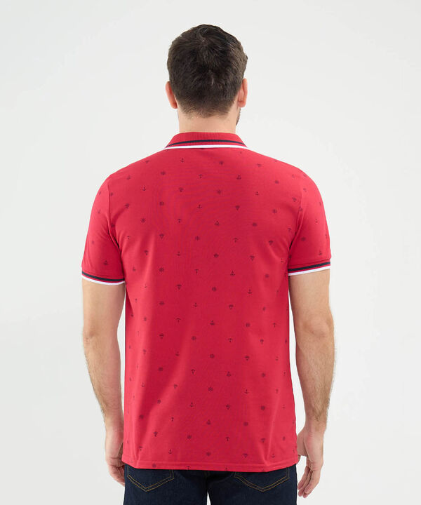 Polo Tejida Estampada