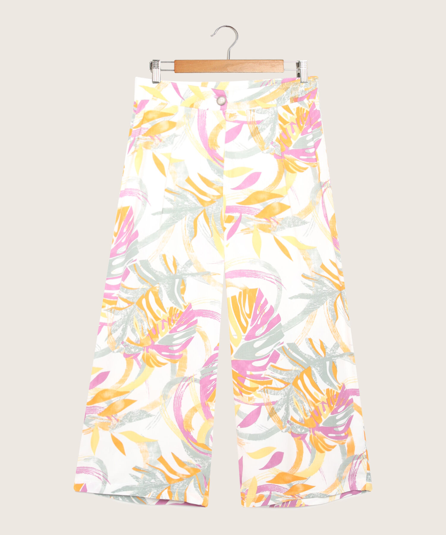 Pantalon Fluido Tipo Culotte Estampado