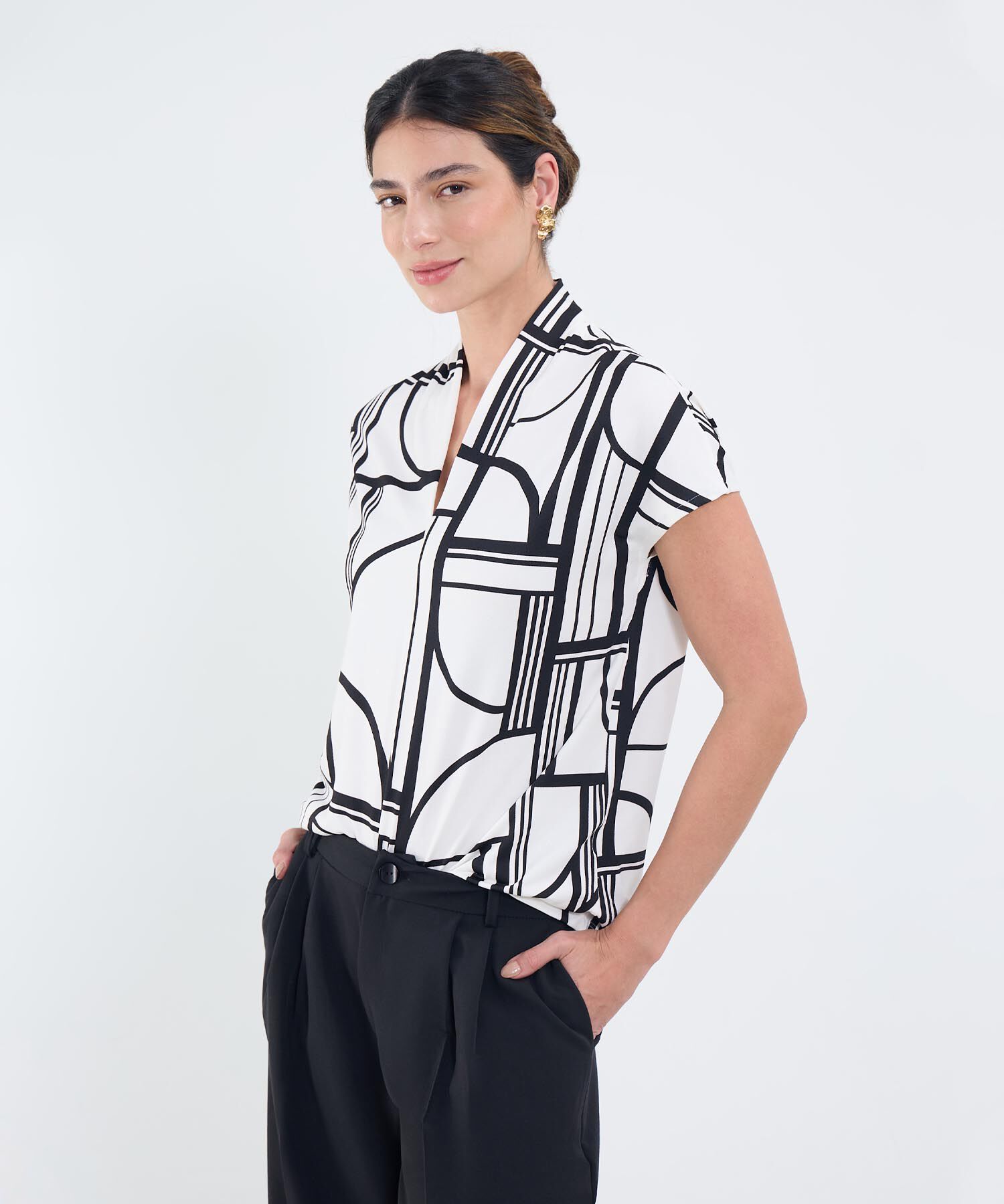 Camiseta Manga Corta Estampada