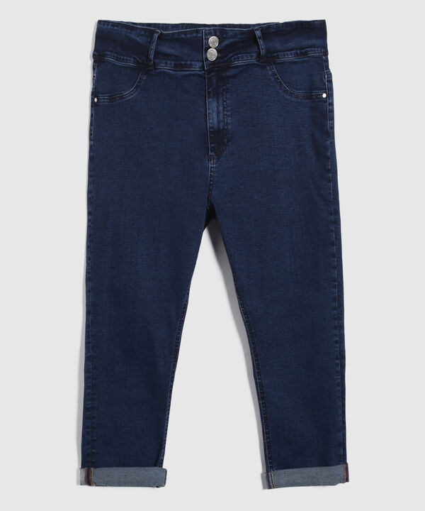Jean Jegging Capri Alba Tono Oscuro