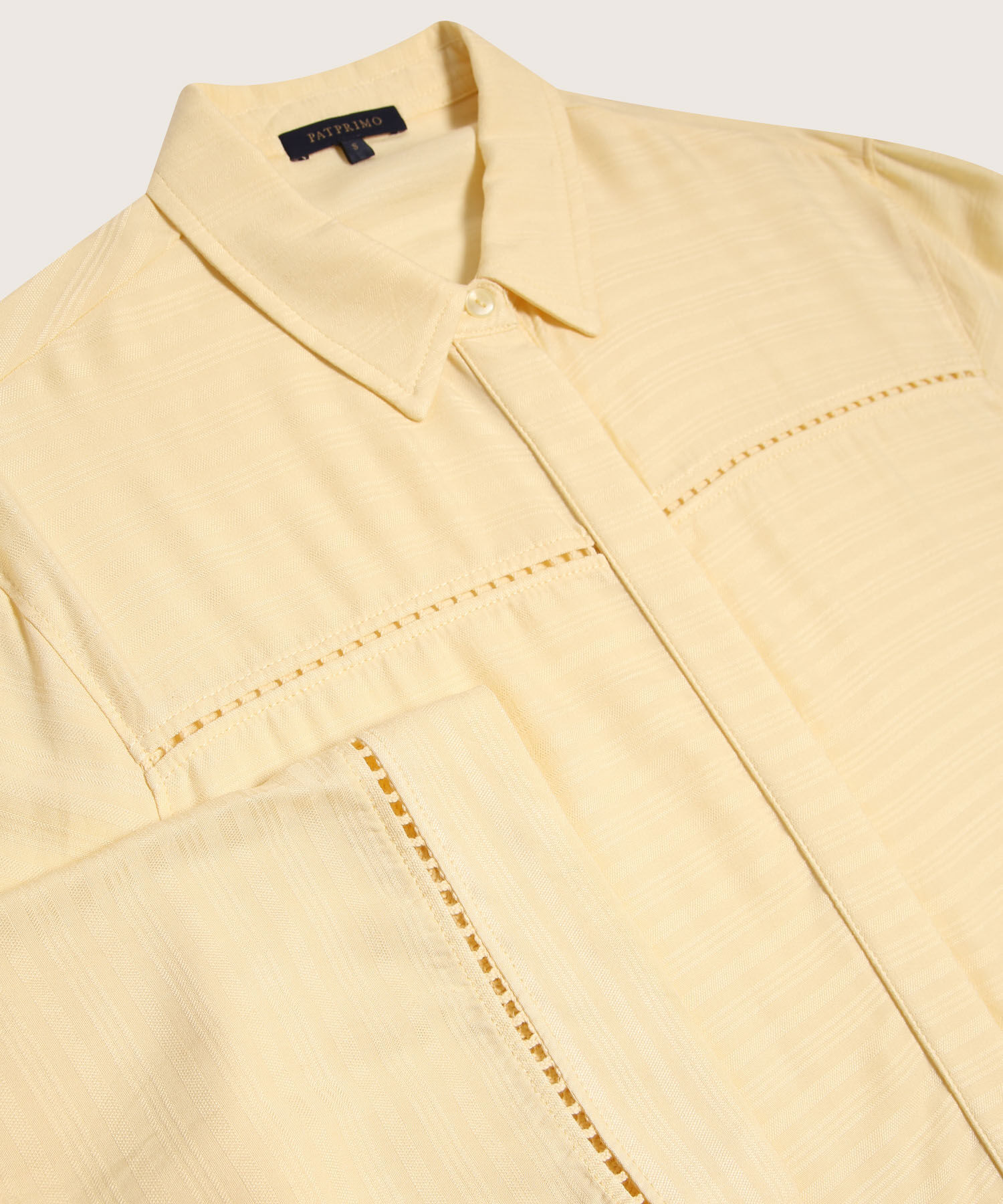 Camisa Manga Tres Cuartos Unicolor