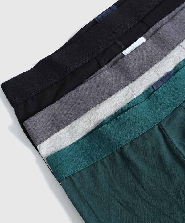 Set x3 B&oacute;xers Cl&aacute;sicos para Hombre
