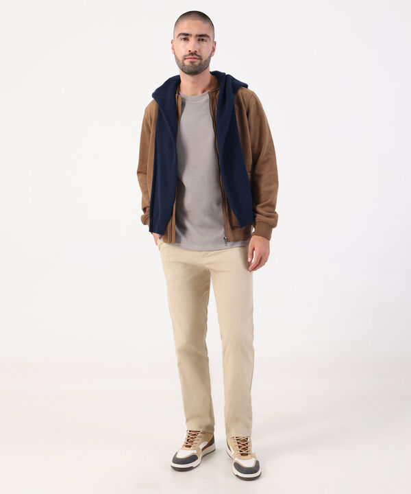 Camiseta Texturizada De Cuello Redondo Para Hombre