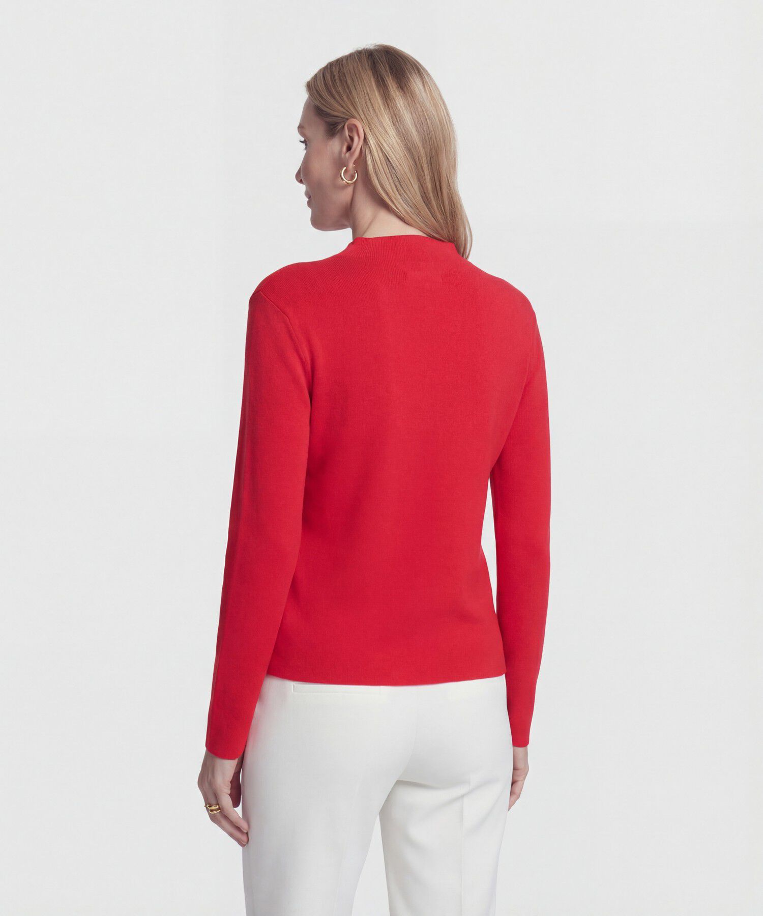 Saco Tejido Cuello Alto para Mujer