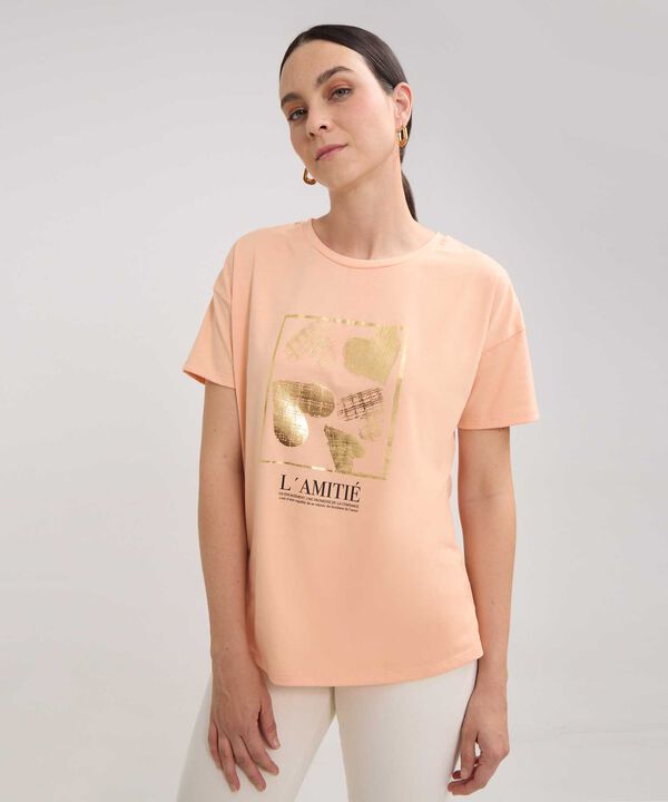 Camiseta Manga Corta Corrida Con Screen En Frente image number null