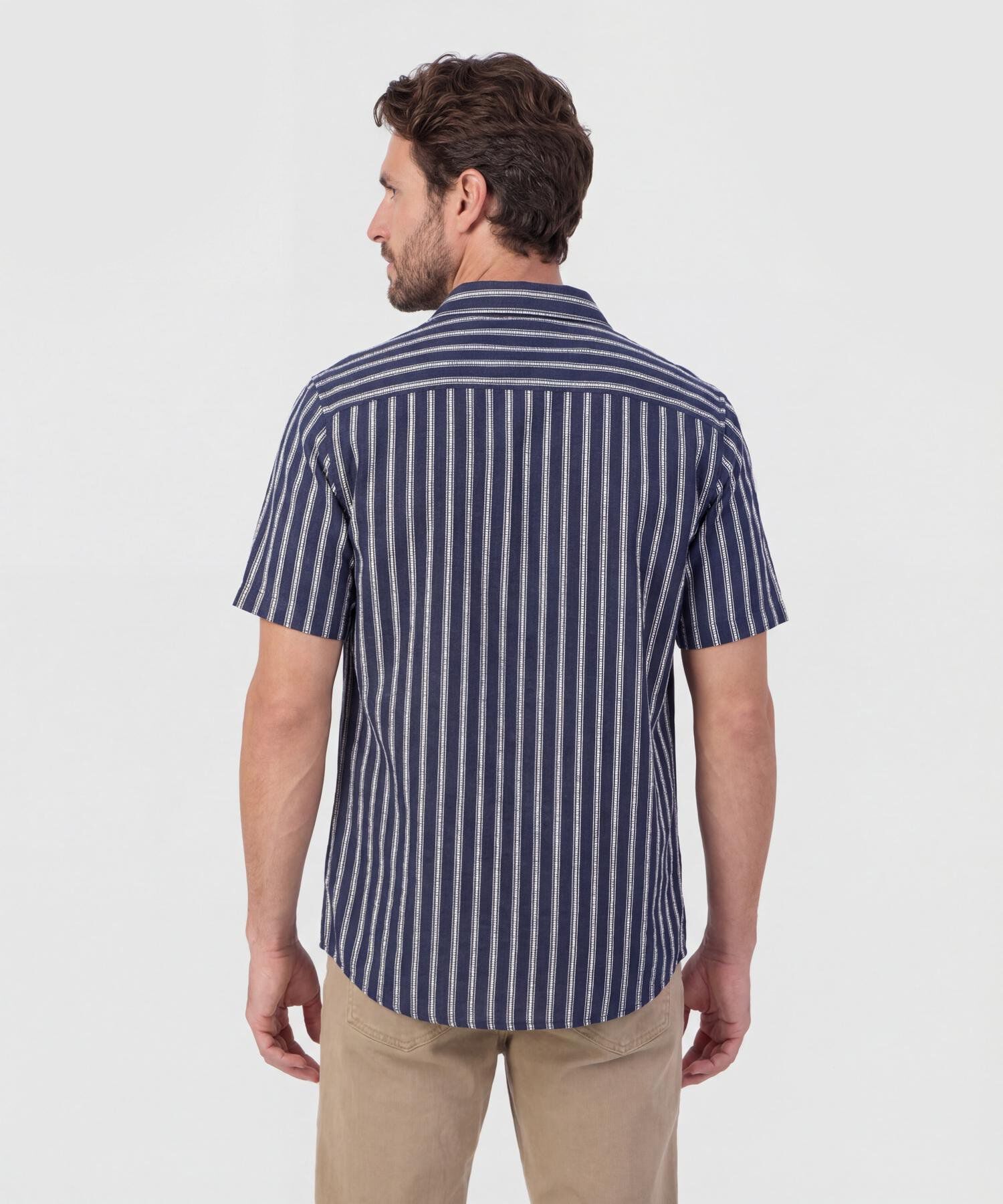 Camisa Hombre Manga Corta Estampada