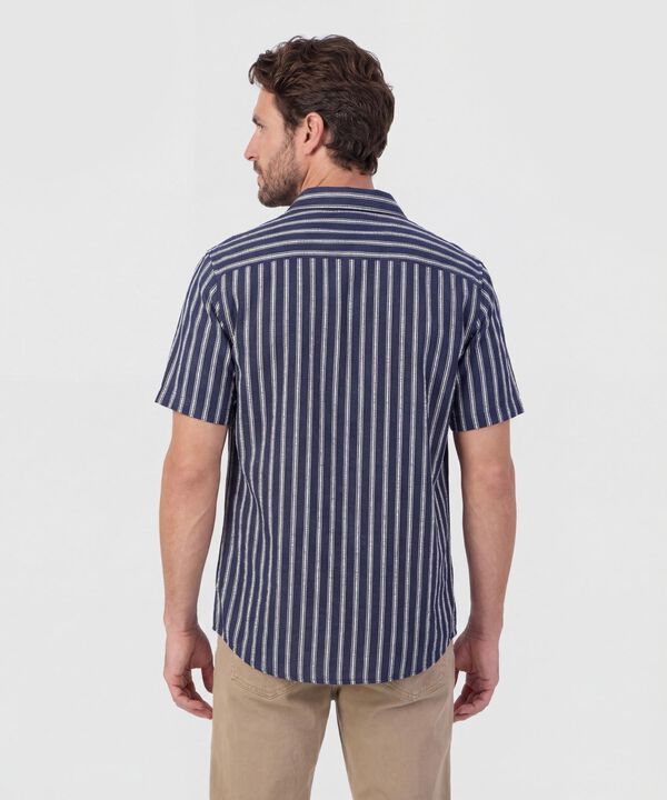 Camisa Hombre Manga Corta Estampada