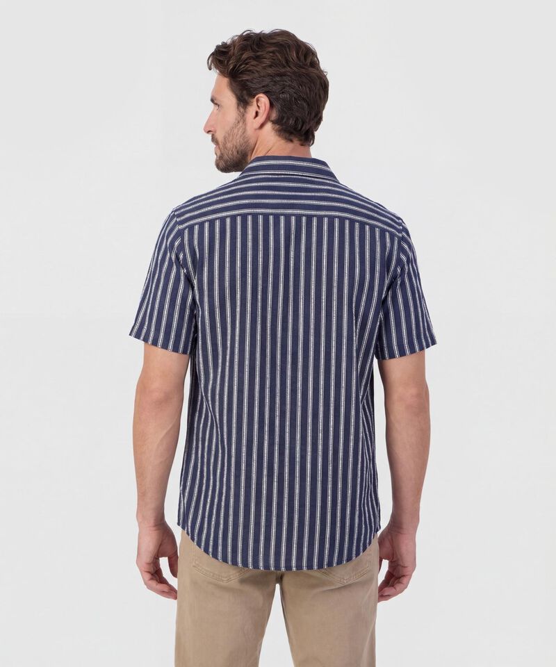 Camisa Hombre Manga Corta Estampada