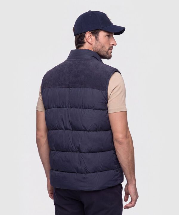 Chaleco Acolchado Combinado para Hombre