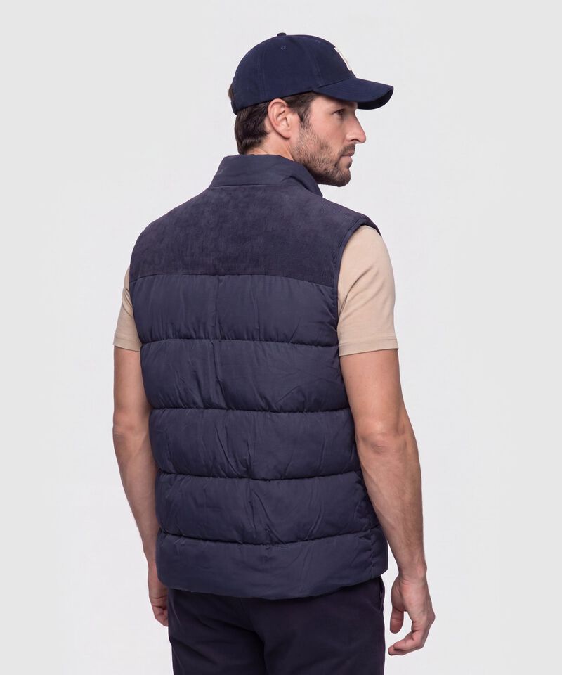 Chaleco Acolchado Combinado para Hombre