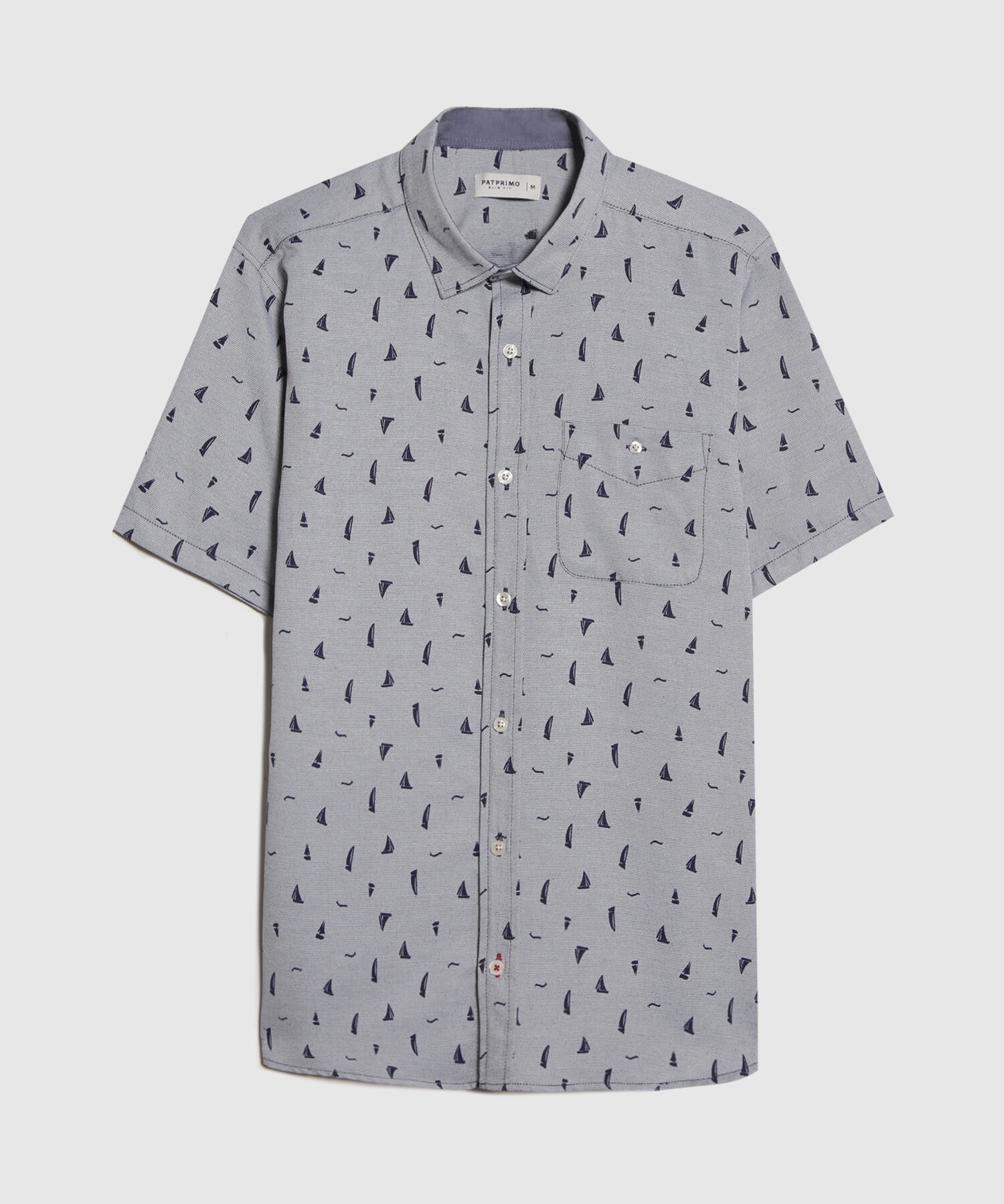 Camisa Estampado de Barcos