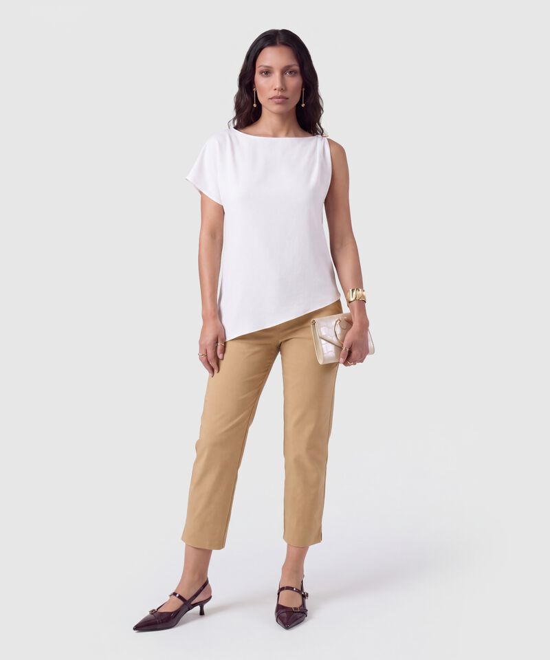 Pantal&oacute;n Capri Con Abertura Para Mujer