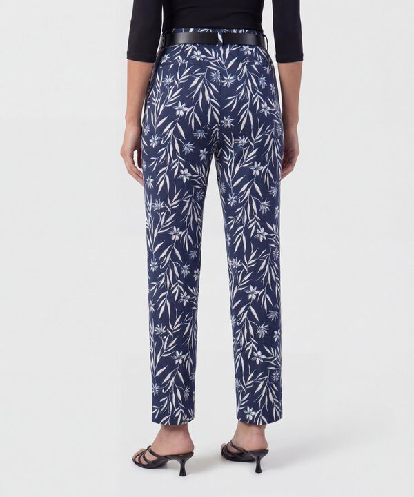 Pantal&oacute;n Recto Con Cintur&oacute;n Para Mujer