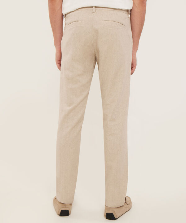Pantalón Chino Lino Unicolor